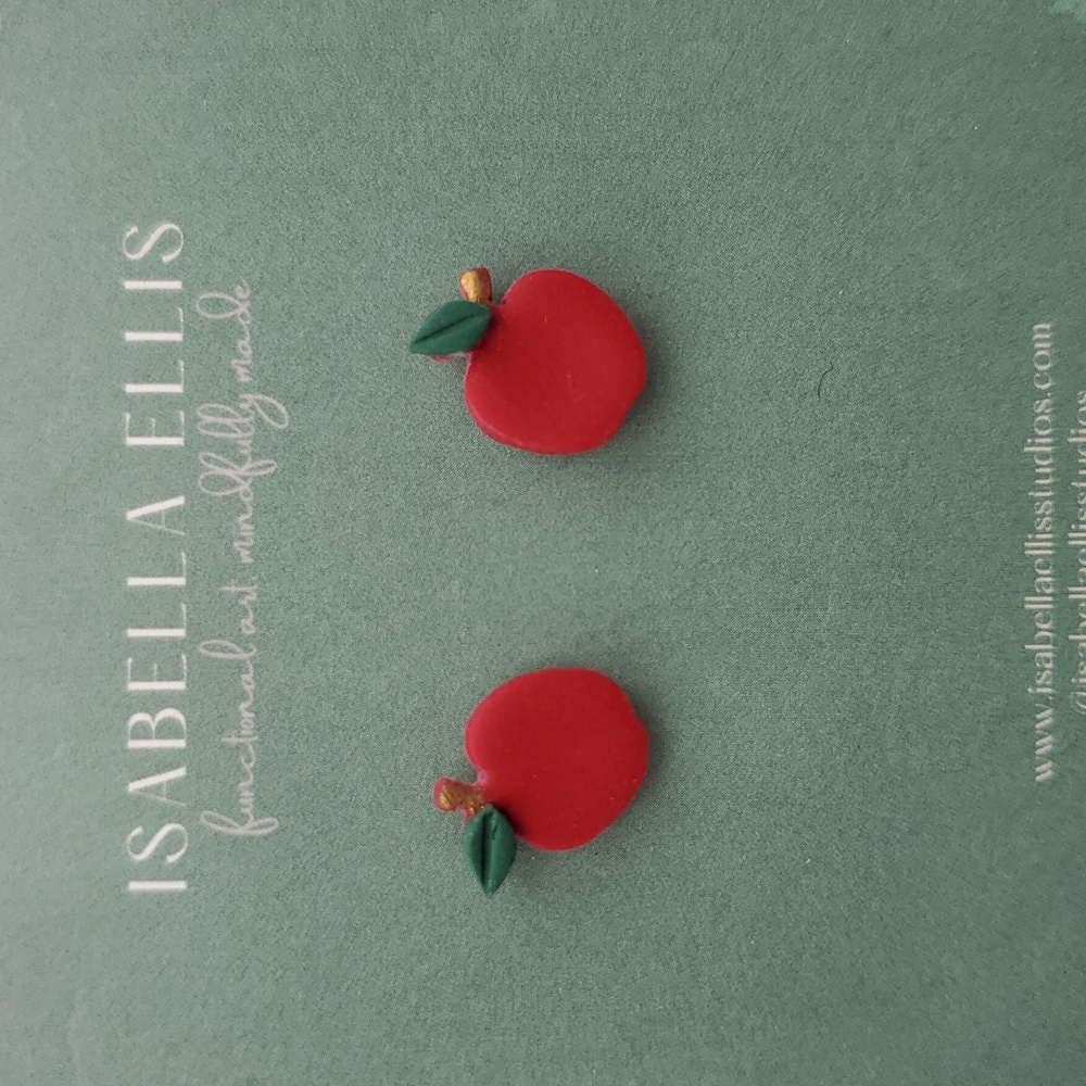 Apple Earrings 🍎